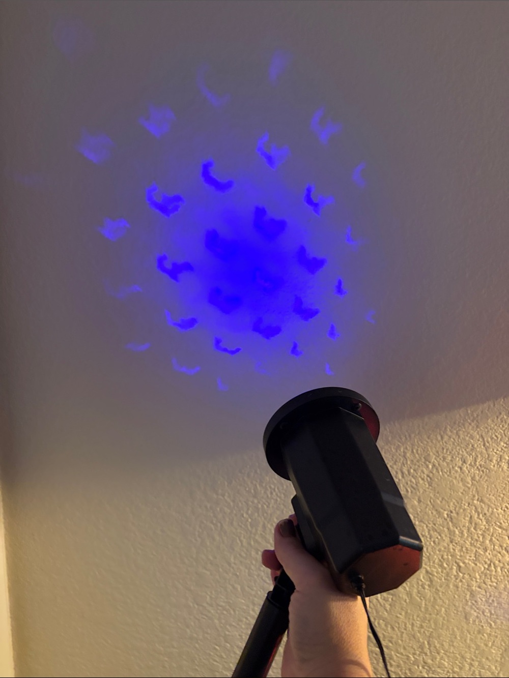 Purple Bats Night Sky Projector Light - Home Art